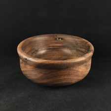 Hand Turned Decorative Wood Bowl Table Art Centerpiece Handmade Beautiful Grain