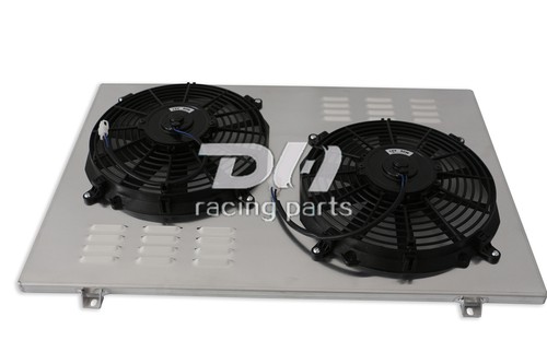 Ventilador de funda radiador de aluminio de 3 filas para camioneta pickup 73-91 86 Chevy C10 C20 C30 K10K20 73-91 86 - Imagen 9 de 10