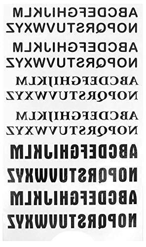 MapofBeauty 26 English Letters Waterproof Temporary Tattoo Sticker(2 Blcak/#10 - Picture 2 of 3