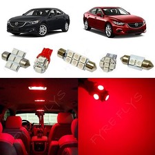 8x Red LED lights interior package kit for 2014 & Up Mazda Mazda6 MS3R
