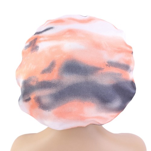 EE. UU. Doble cara satinada para dormir noche gorro para el cabello sombrero cubierta para la cabeza con banda elástica - Imagen 24 de 34