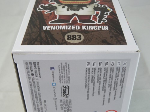Marvel Funko Pop - Venomized Kingpin - Venom - No. 883 - Free Protector - Picture 12 of 12
