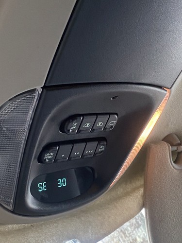 05 dodge grand caravan Overhead Console Info Display Interior Courtesy Light - Bild 13 von 13