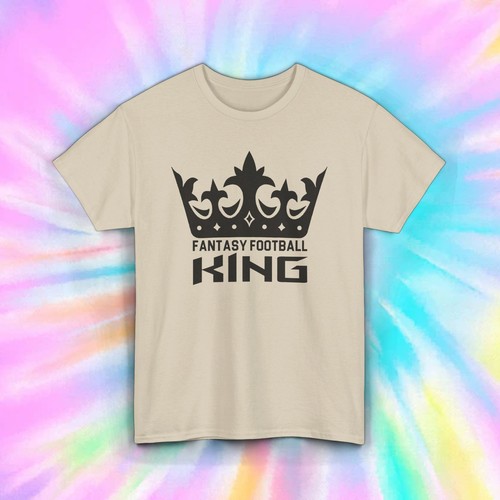 Camiseta Fantasy Football King | Camiseta Gráfica Corona | S-5XL Regalo para Él - Imagen 4 de 8