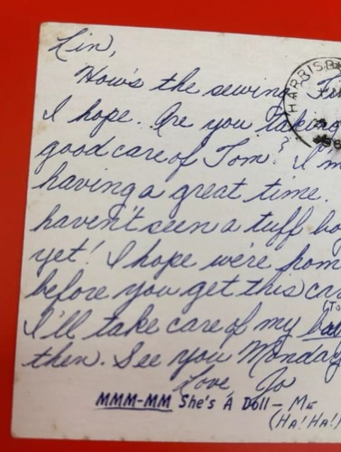 Baby MMM-MM Sie ist eine Puppe Grüße aus den Pocono Mountains Postkarte - Bild 4 von 4