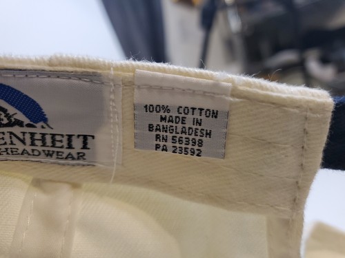 Cappello camionista berretto baseball cotone bianco blu - Foto 5 di 7