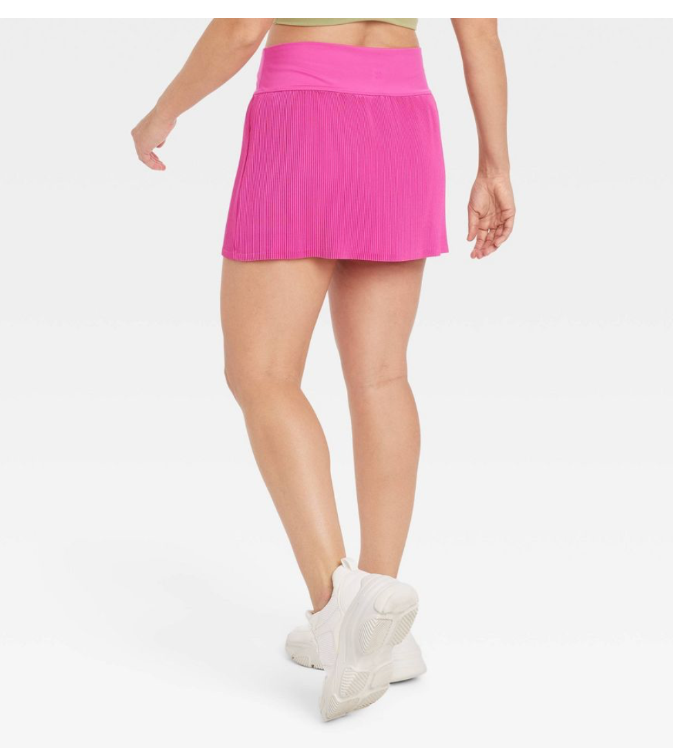 スカート [MOMENTEL] boxing K.O pink pleated skirt s-l1200.png