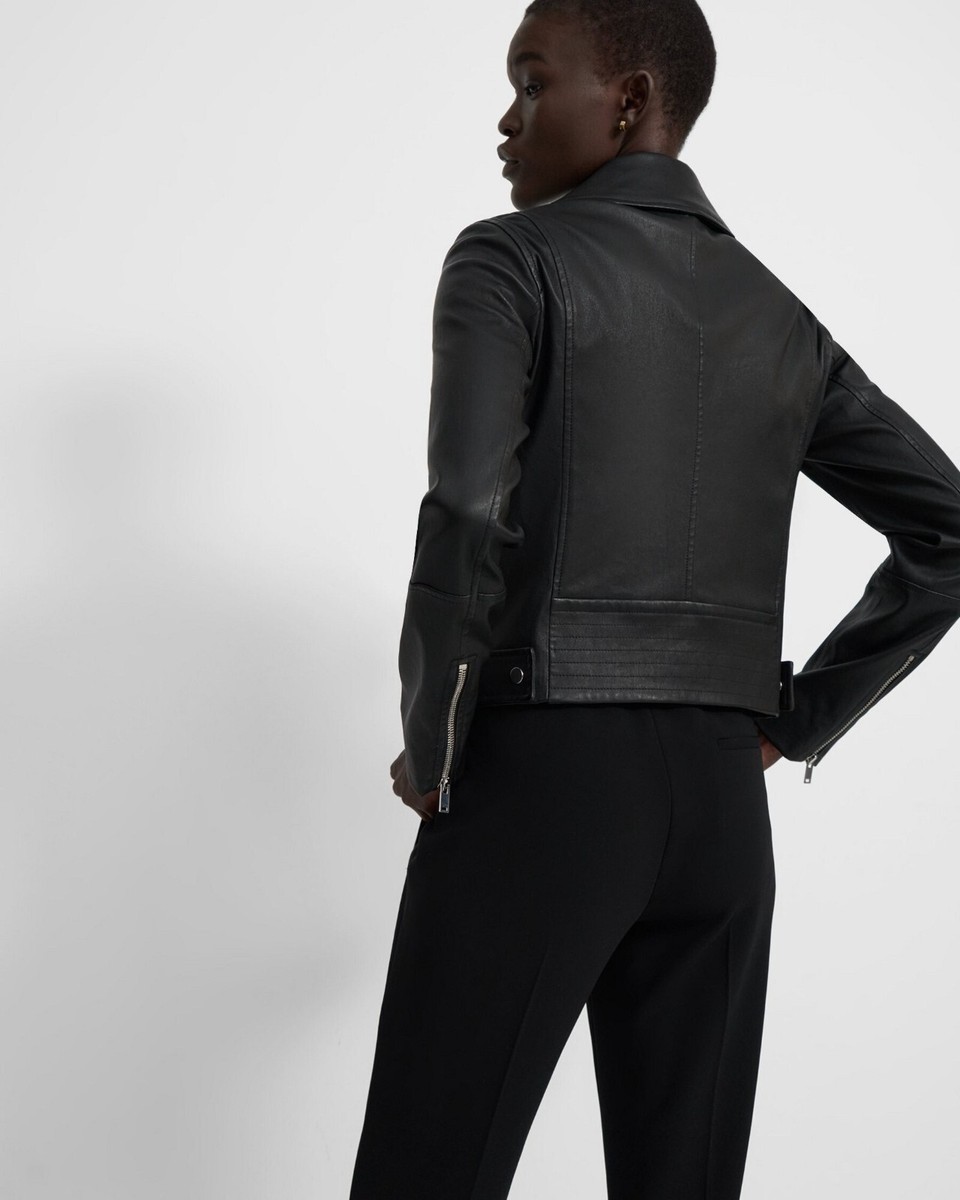 Theory レザージャケット Sleek Leather Moto JKT Theory Official Site | Leather Moto Jacket