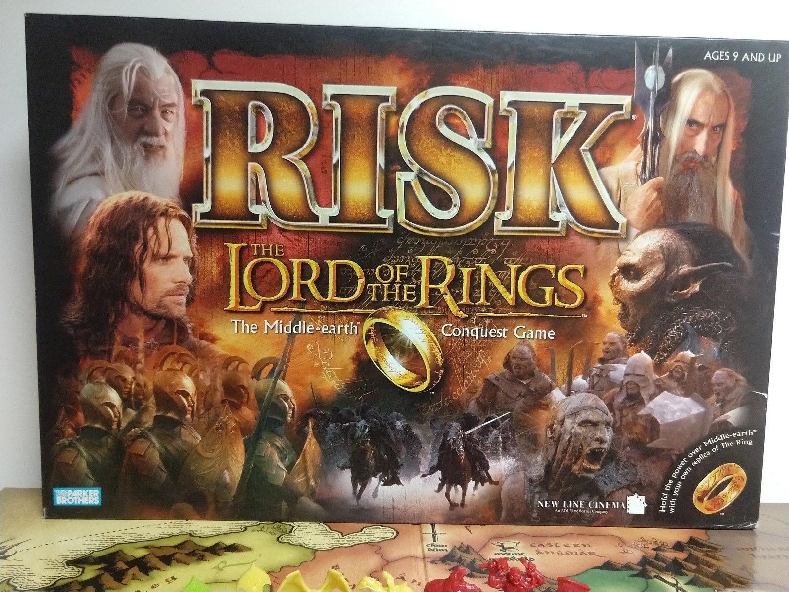The Lord of the Rings PARKER/&HASBRO Multi-Anuncio RISK El Señor de los Anillos