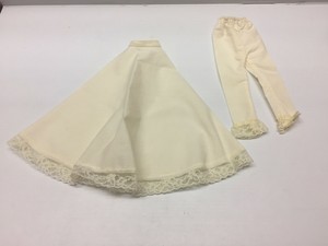 Vintage-Doll-Cotton-Half-Slip-Skirt-Petticoat-Bloomers-for-17-034-Franch-Lady-doll