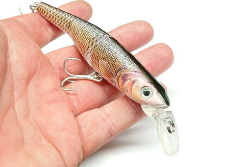 Barsch Jointed Minnow 115mm 17g 0,5-1,5m Hecht Angelköder #4 BBK Haken Aggressiv - Bild 36 von 47