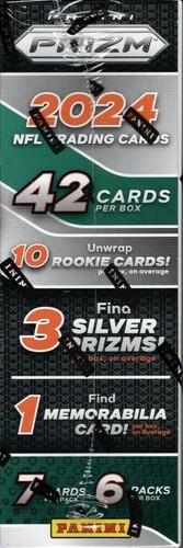 2024 NFL Prizm Football (42 Cards Per Mega Box) New Panini - Picture 3 of 17