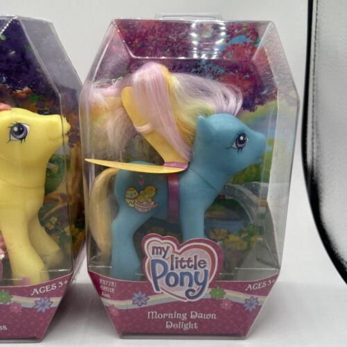 New My Little Pony Morning Dawn Delight & Flower Wishes 2006 Easter Spring - Picture 3 of 8