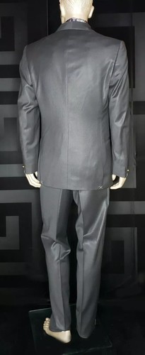 Brand New Versace Grey Wool Tailor Made Suit Fall 2014 Look # 1 Size 48 - 38 - Picture 8 of 14