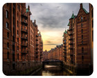 Mousepad Hamburg Lagerhaus 24x19 Speicherstadt Hafen Mauspad Unterlage