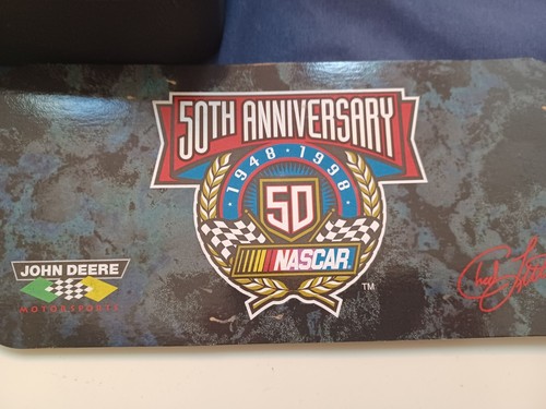 50TH ANNIVERSARY NASCAR 24 KARAT GOLD JOHN DEERE CAR MINT IN BOX - Picture 7 of 9