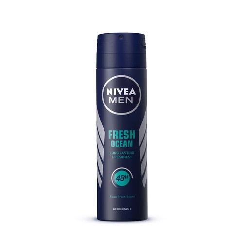 Nivea Fresh Ocean Deodorant for Men, 150 ml Pack of 6 (Buy 4 Get 2 Free) - Picture 3 of 8