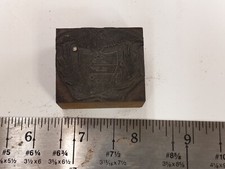 Vintage Letterpress Block / Cut (Kelsey , C&P) ( Eagle Crest )  C1