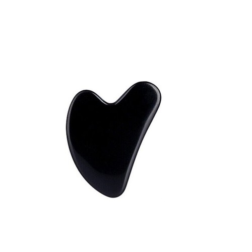 Natural Rose Quartz Facial Jade Gua Sha Stone Beauty Massage Tool Face Massager - Picture 12 of 20