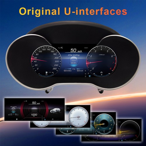 For Benz C W205 GLC X253 2015-2019 10.25 inch LCD Instrument Cluster Speedometer - Picture 4 of 11