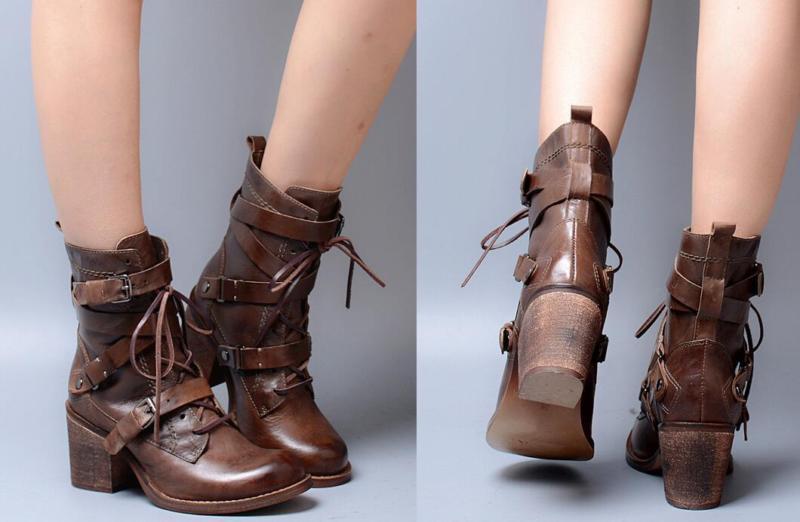 Caballero Caballero Caballero británico de Cuero para Mujeres Zapatos botas De Montar a Caballo Bloque talón lazada Hebilla R913 85c55c Caballero Caballero Caballero británico de Cuero para Mujeres Zapatos botas De Montar a Caballo Bloque talón lazada Hebilla R913 85c55c