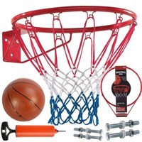 Basketballkorb Basketballring Basketball Wandhalterung Hangring + Ball + Pumpe