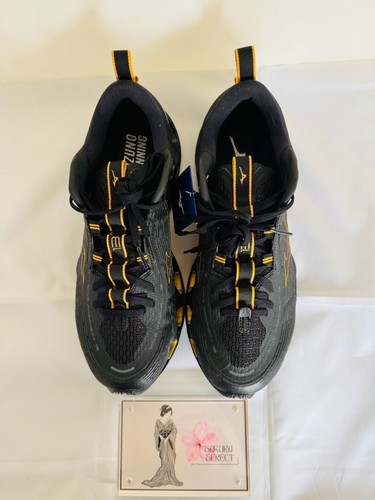 Zapatos para correr MIZUNO WAVE PROPHECY 13 negros/dorados J1GC2451-32 - Imagen 6 de 24