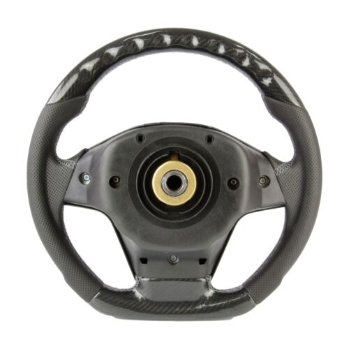 Steering Wheel Anatomical, Eco-Leather + Carbon for Lada 4x4, Urban, Niva, VAZ - Picture 4 of 12