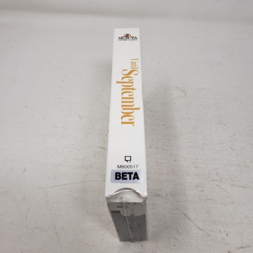 Until September BETAMAX Beta Tape Brand New Factory Sealed Not VHS MGM/UA 1993 - Picture 4 of 6