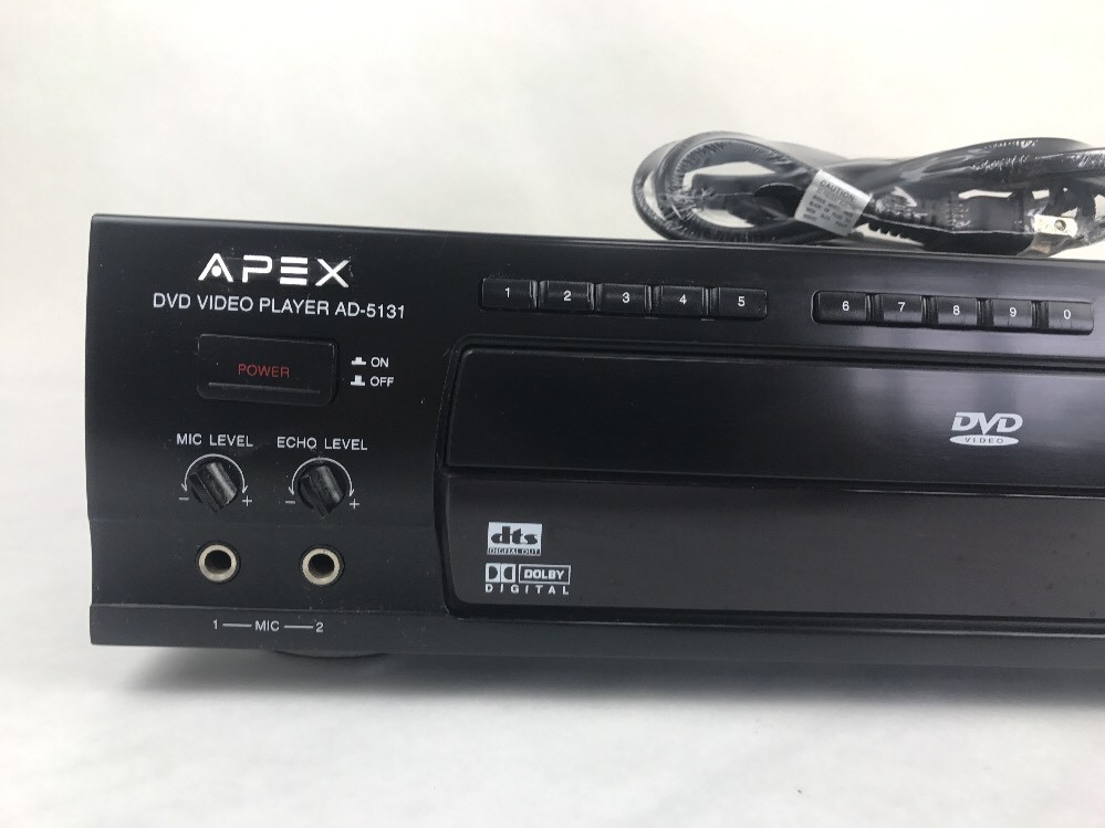 Apex AD-5131 3-Disc Carousel DVD / Karaoke Player | eBay