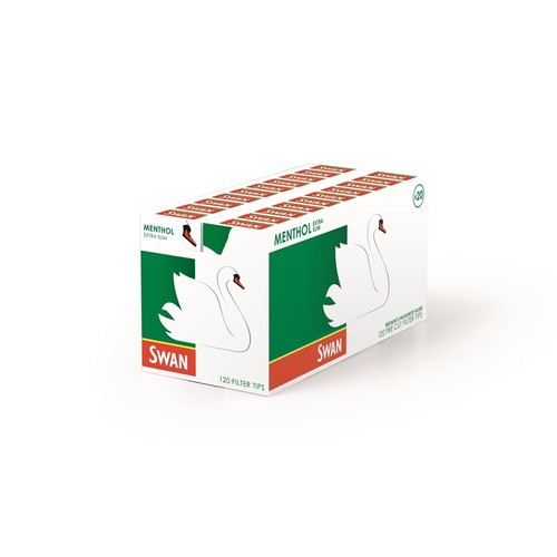 SWAN MENTHOL EXTRA SLIM PRE CUT CIGARETTE ROLLING FILTER TIPS MULTIPLE OPTIONS - Picture 4 of 9