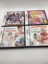 Nintendo DS Game Lot Of 4 Cheetah Girls, My Baby Girl, Imagine Teacher And Babyz