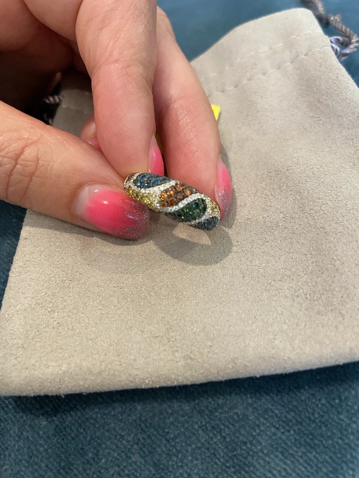 Nuevo $7 300. Anillo de diamantes multicolor Le Vian LeVian de oro de 14 k de 1,03 quilates Foto 4 de 4