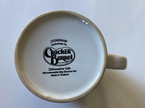Cracker Barrel Coffee Mug Old Country Store Logo Rocking Chair Stoneware 12 Oz - Picture 11 of 12