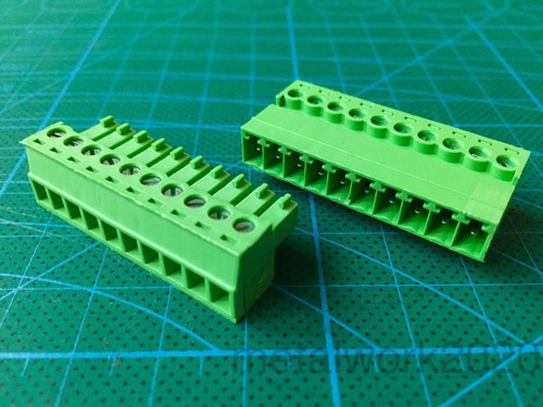 Male-Female Phoenix Style 3.81mm Pluggable Screw Terminal Block, Connector, M-F - Picture 15 of 20