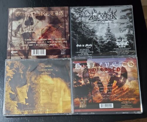 Hellveto 4 CD Lot Kurpian Phantom Zmierzch Damnaretis mittelalterlich schwarz heidnisches Metall - Bild 2 von 13