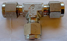 NEW Swagelok SS-400-3 Union Tee Tube Fitting 1/4" Swagelok Tube Fitting, 316SS