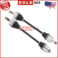 TrakMotive Front CV Joint Axle Shafts Set of 2 For Honda Pilot Acura MDX V6