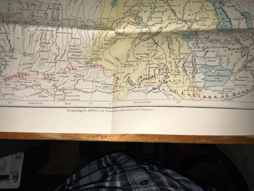 In Darkest Africa 1890 1st Editions Volume 1 & 2 With all 3 Maps Good Condition - Picture 21 of 22