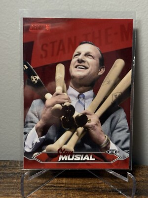 Stan Musial #266 Red Parallel 2024 Topps Stadium Club St. Louis Cardinals HOF