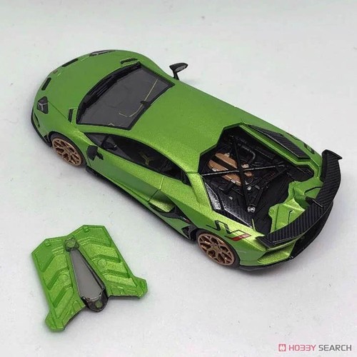 MAR 2023 HH HUNG HING Toys 1/64 LAMBORGHINI ADVENTADOR SVJ SUPER CAR gold wheel - Picture 11 of 13