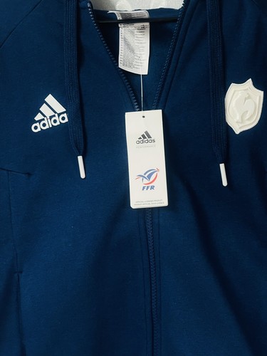 Adidas Navy Sleeveless Hoodie Women’s Size L (UK 16-18) Sportswear Gym Casual - Picture 2 of 8