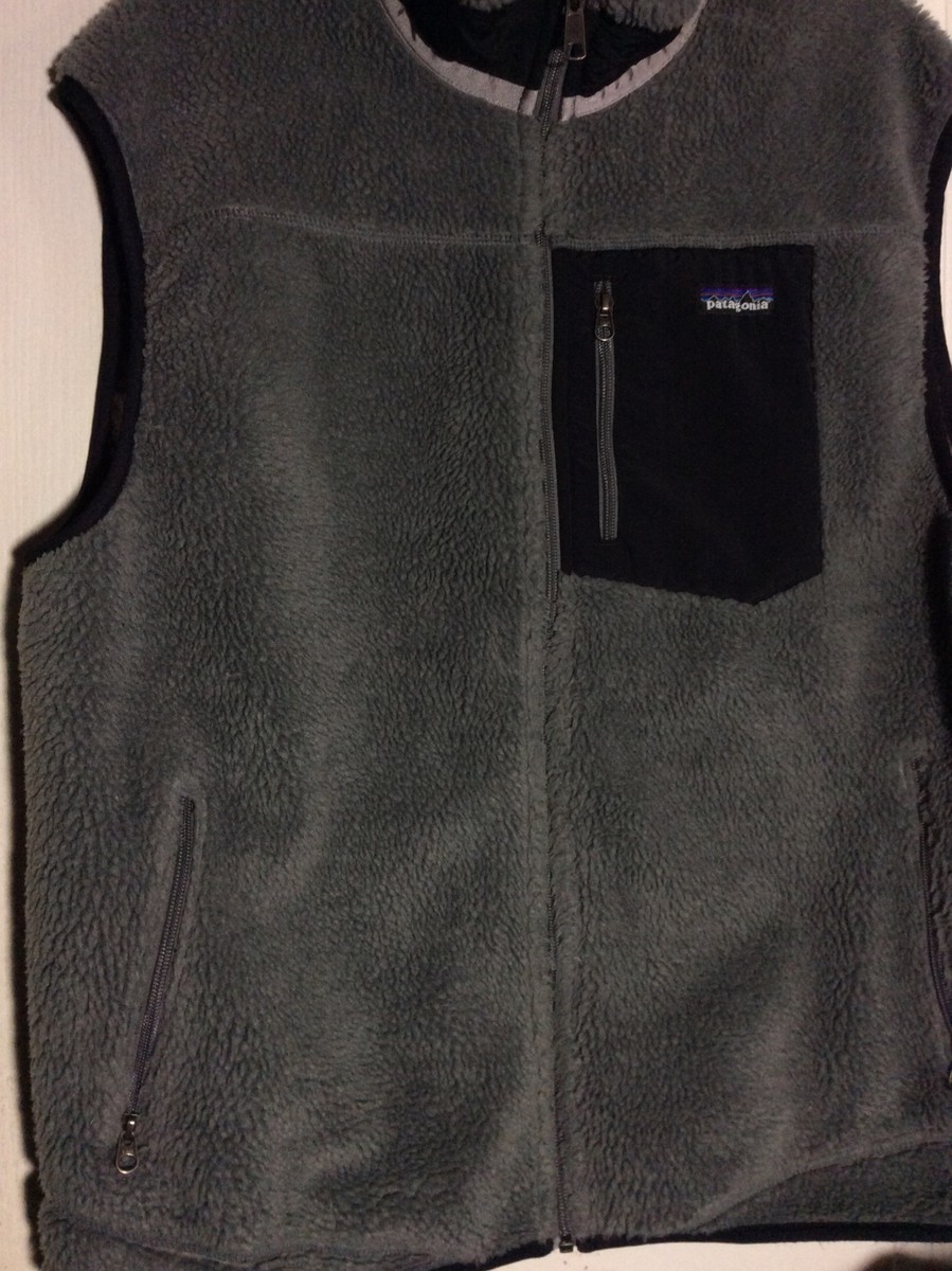 Patagonia Classic Retro-X Deep Pile Fleece Vest Nickel Grey Patagonia Classic Retro-X Deep Pile Fleece Vest Nickel Grey