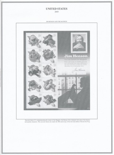 HE Harris USA LIBERTY 1 STAMP ALBUM Part B 1995-2006 3-Ring FLAG BINDER & PAGES - Picture 6 of 6
