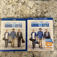 GOING IN STYLE (Blu-ray Disc, 2017) Morgan Freeman, Michael Caine