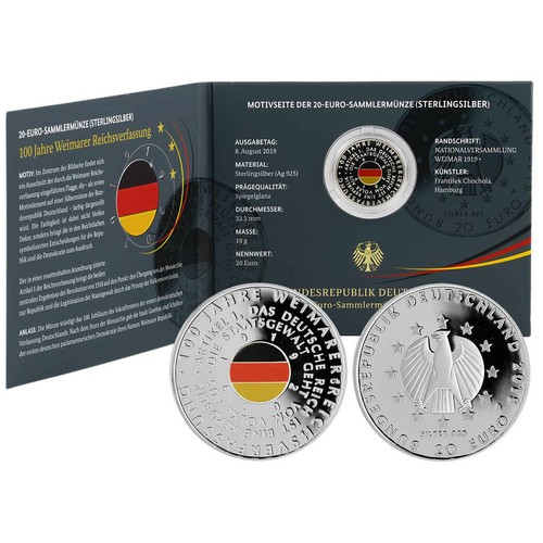 20 Euro Monete Commemorative Germania Argento PP A Scelta Piastra Lucida - Bild 31 von 47