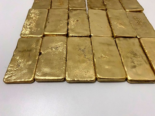 800 Gramm Altgoldbarren zur Goldgewinnung geschmolzen verschiedene Computer Münzstifte - Bild 5 von 12
