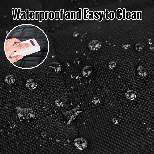 Hunde Autositzbezug Seitenklappen & Netzfenster, Wasserdicht Anti-Kratz Rutschfest - Bild 2 von 10