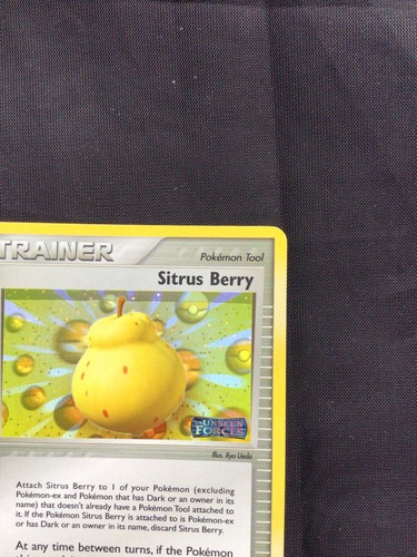 Pokemon Cards: EX Unseen Forces Reverse Holo: Sitrus Berry 91/115 - Picture 4 of 11