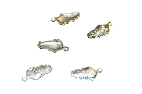 Soccer Shoe Football Pendant Charm  Tibetan Silver    J1033 - Picture 3 of 5